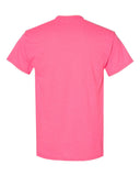 Gildan G5000 Safety Pink vista espalda